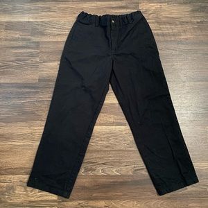 black slacks / pants